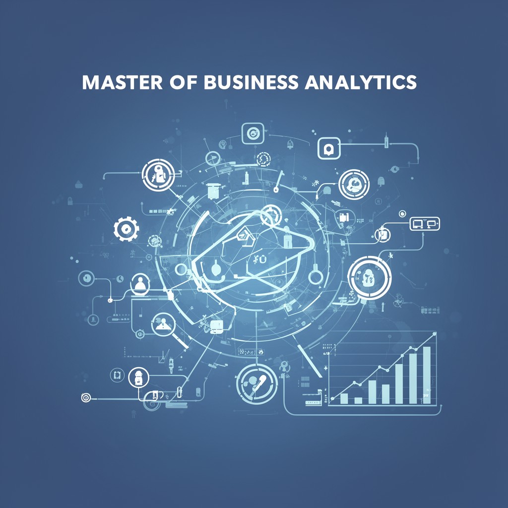AI-generated illustration of Master of Business Analytics