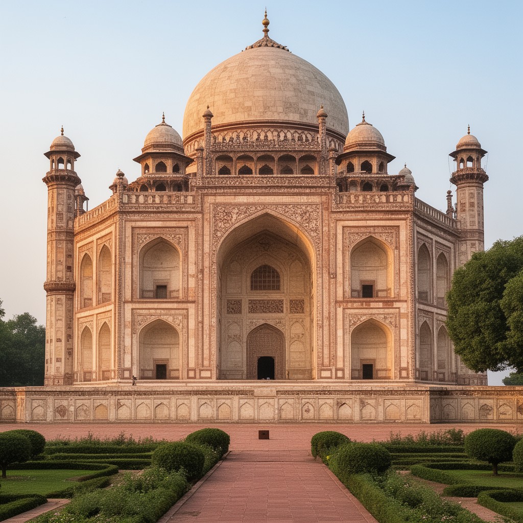AI-generated illustration of Tomb of Akbar the Great