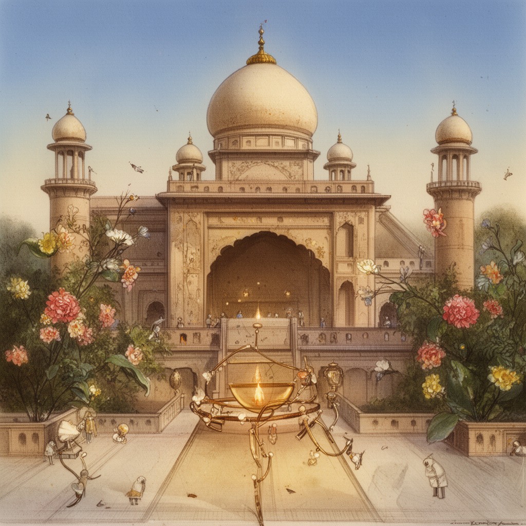 AI-generated illustration of Sulh-i Kul