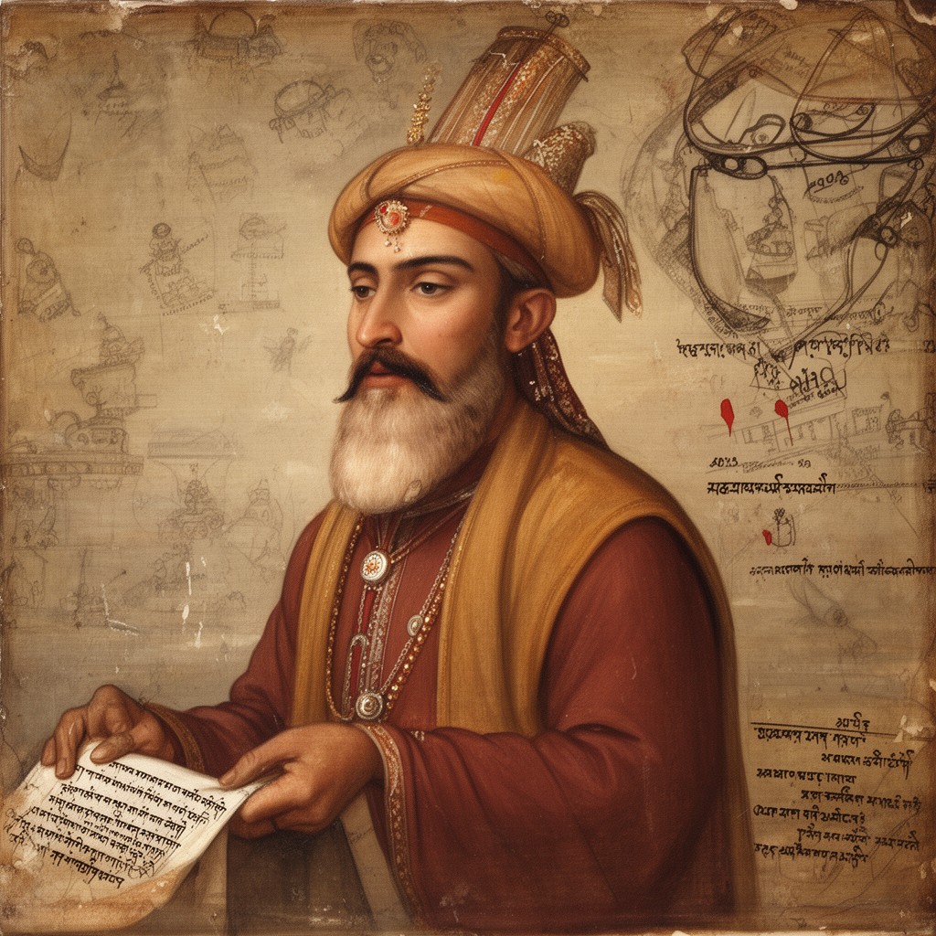 AI-generated illustration of Abu’l-Fazl ibn Mubarak