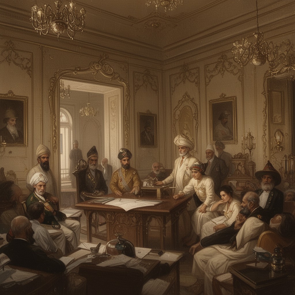 AI-generated illustration of Chamber of Princes