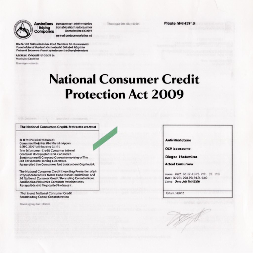 AI-generated illustration of National Consumer Credit Protection Act 2009