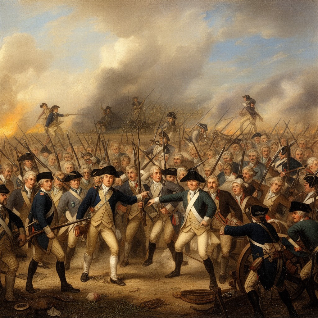 AI-generated illustration of Battle of Trenton