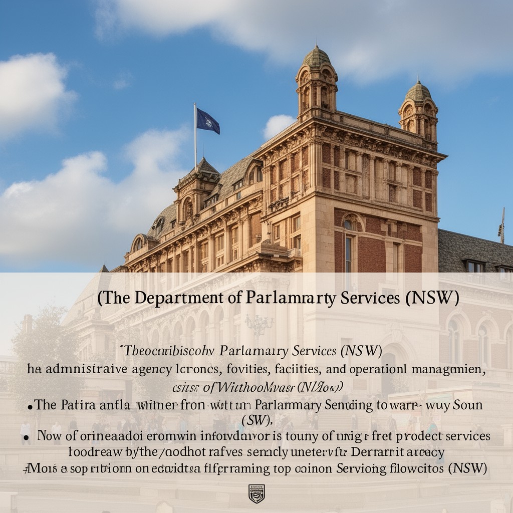 AI-generated illustration of Department of Parliamentary Services (NSW)