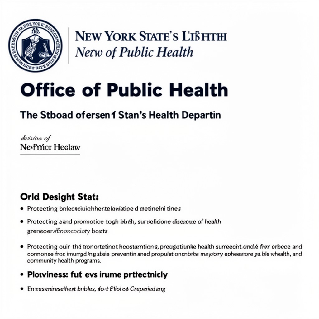 AI-generated illustration of Office of Public Health