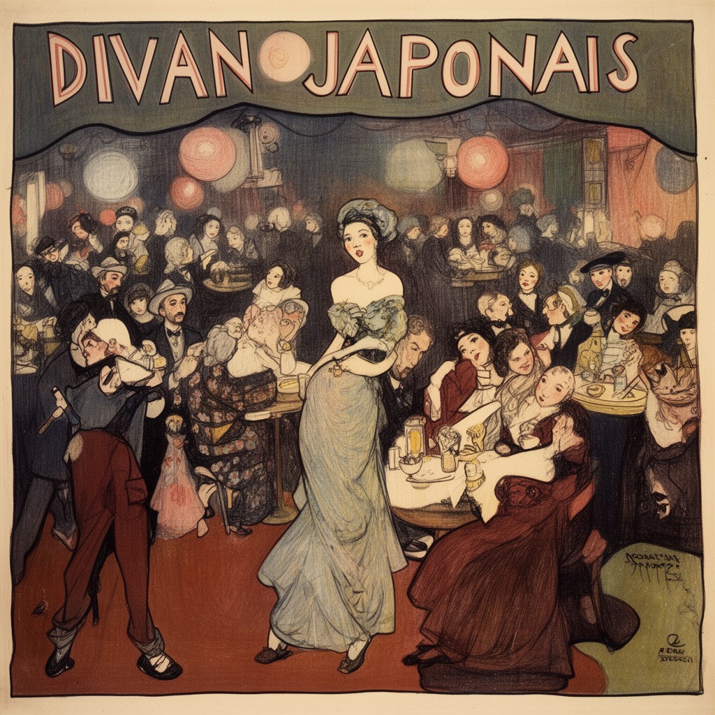 AI-generated illustration of Divan Japonais