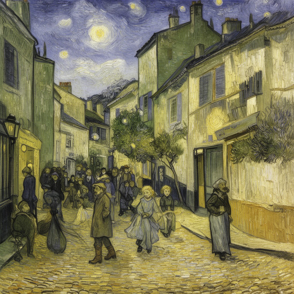 AI-generated illustration of Arles period of Vincent van Gogh
