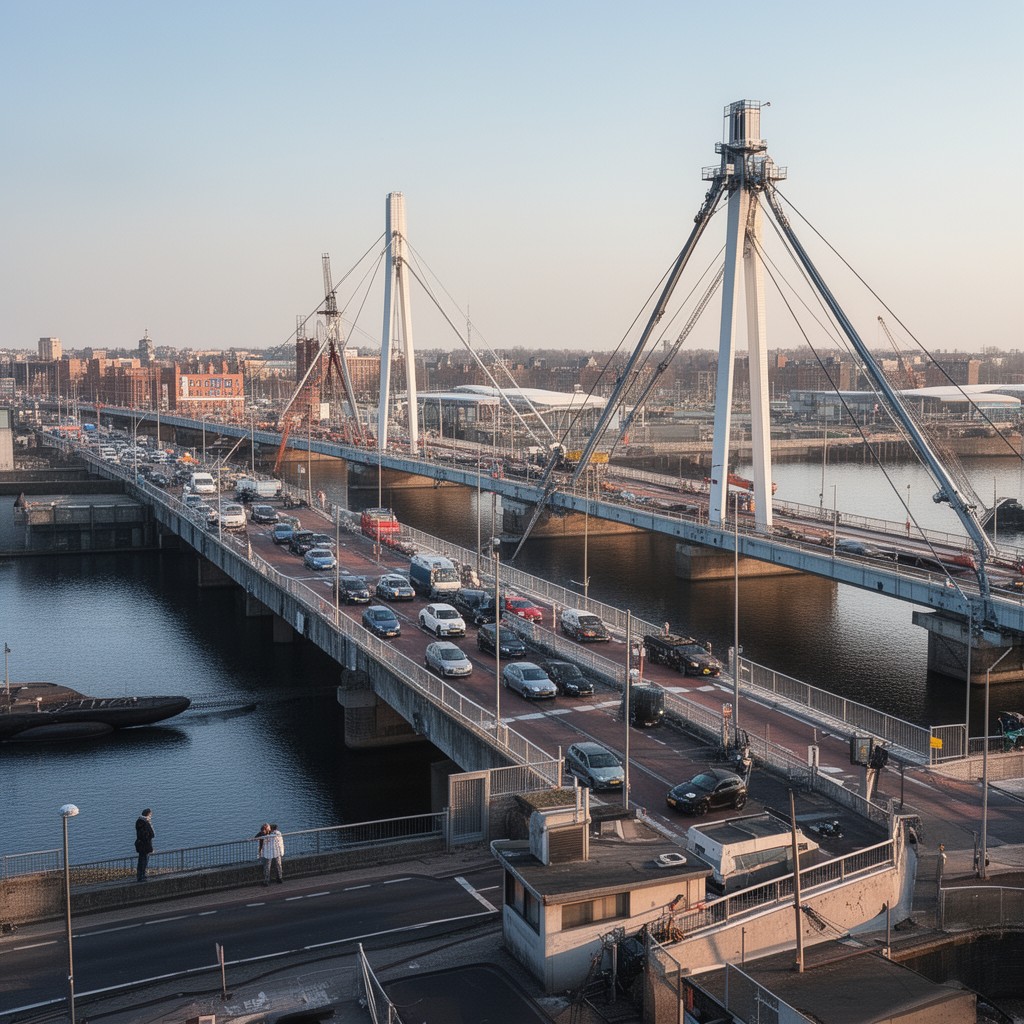 AI-generated illustration of Rijkswaterstaat