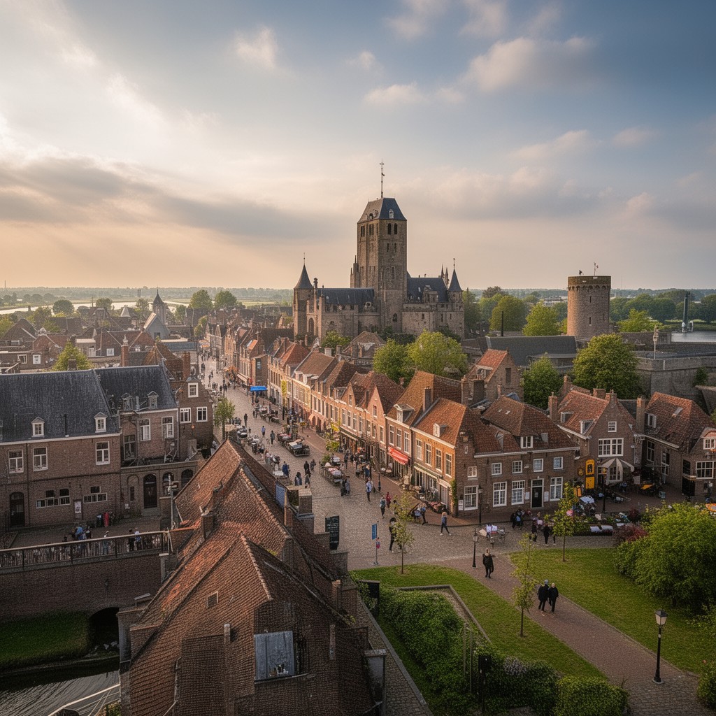 AI-generated illustration of Bergen op Zoom
