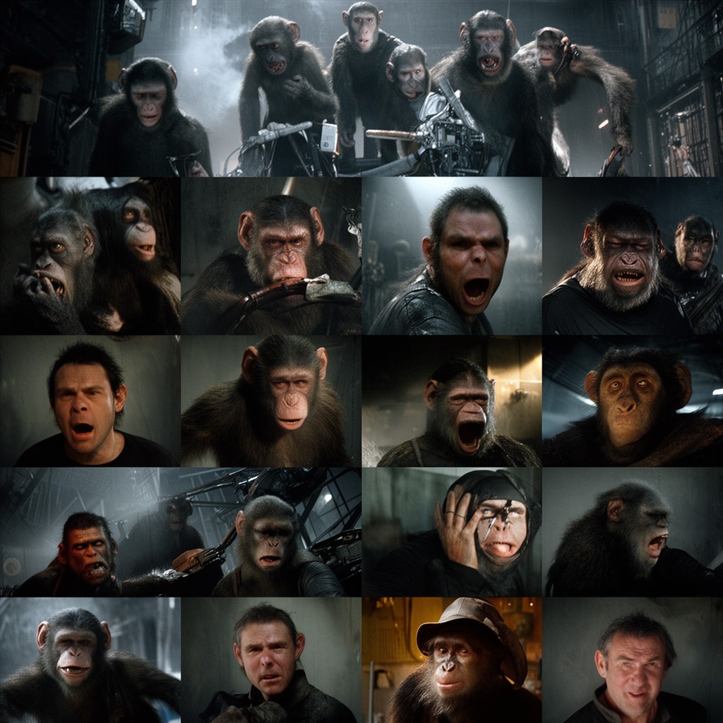 AI-generated illustration of 12 Monkeys