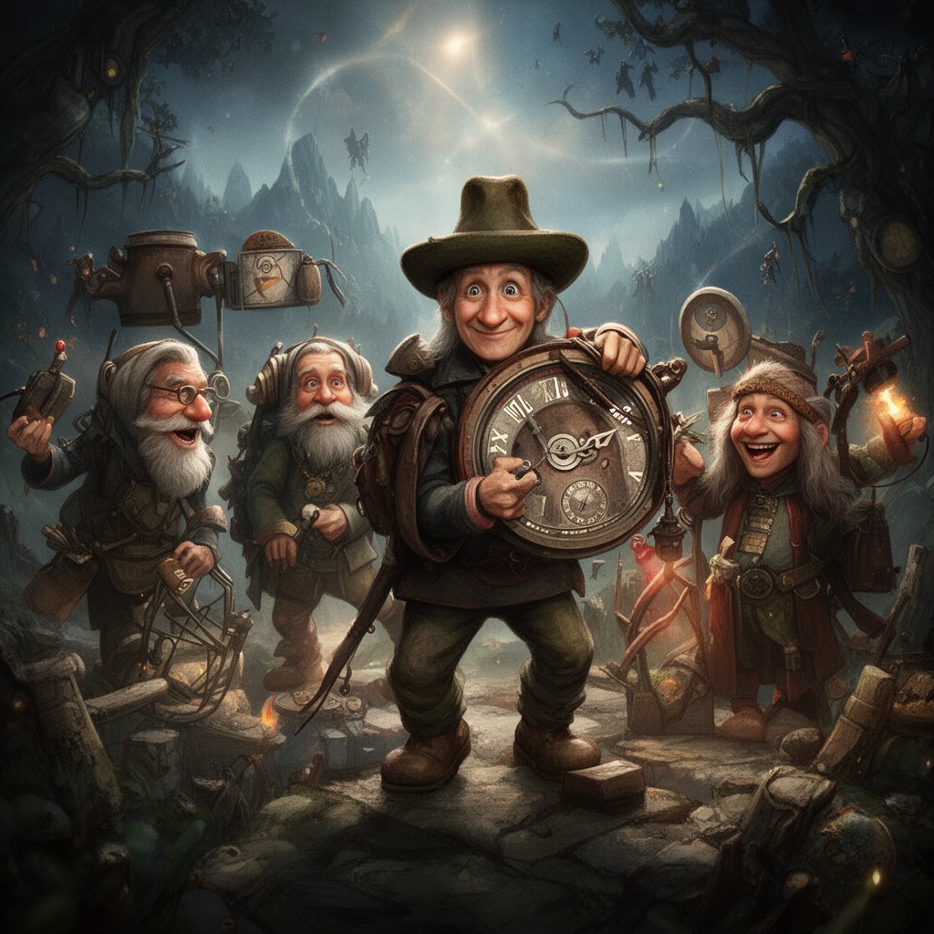 AI-generated illustration of Time Bandits