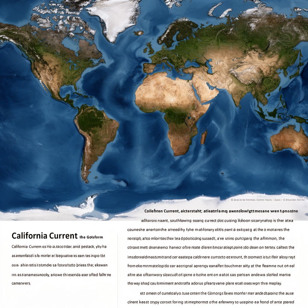 AI-generated illustration of California Current