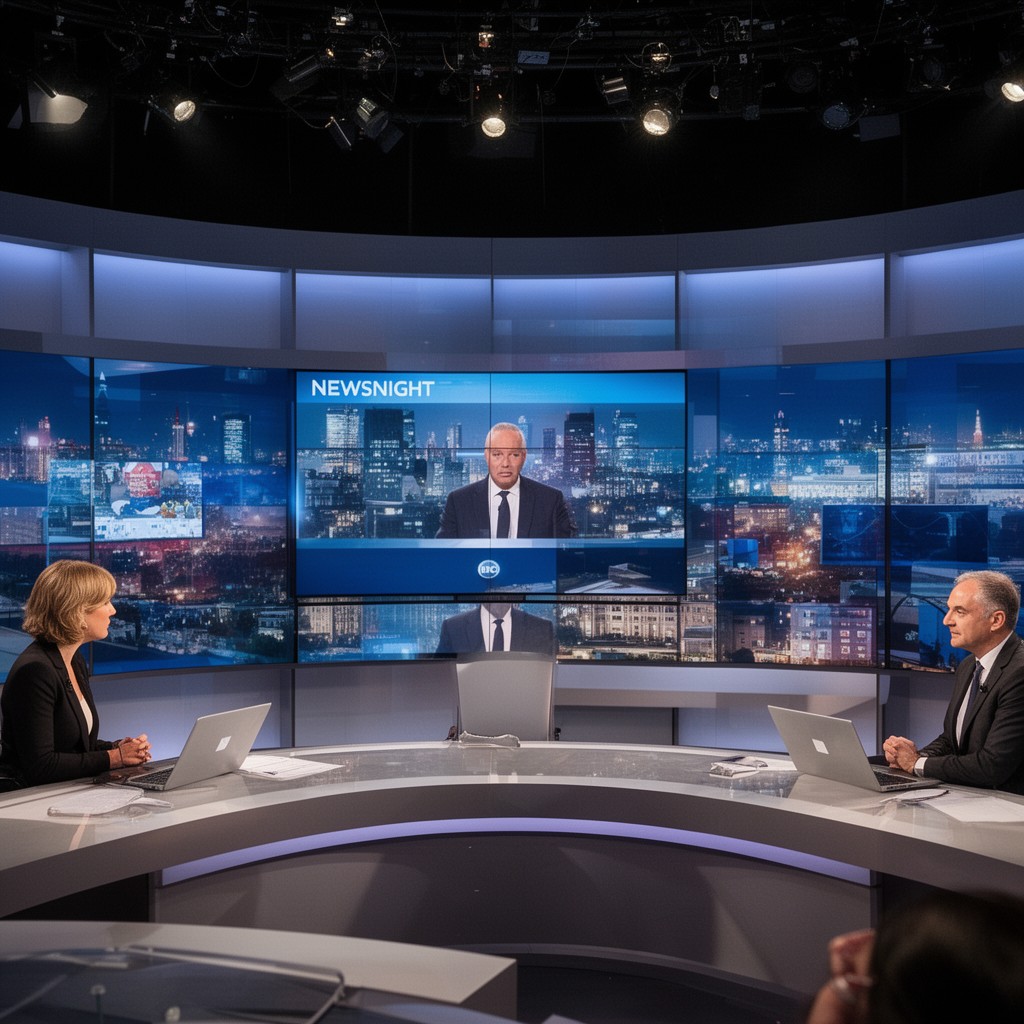 AI-generated illustration of Newsnight