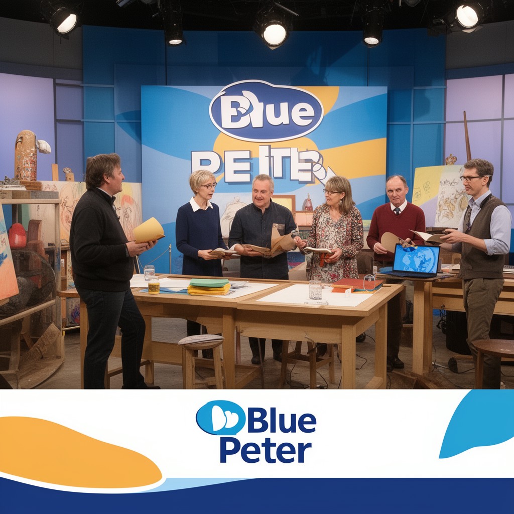 AI-generated illustration of Blue Peter