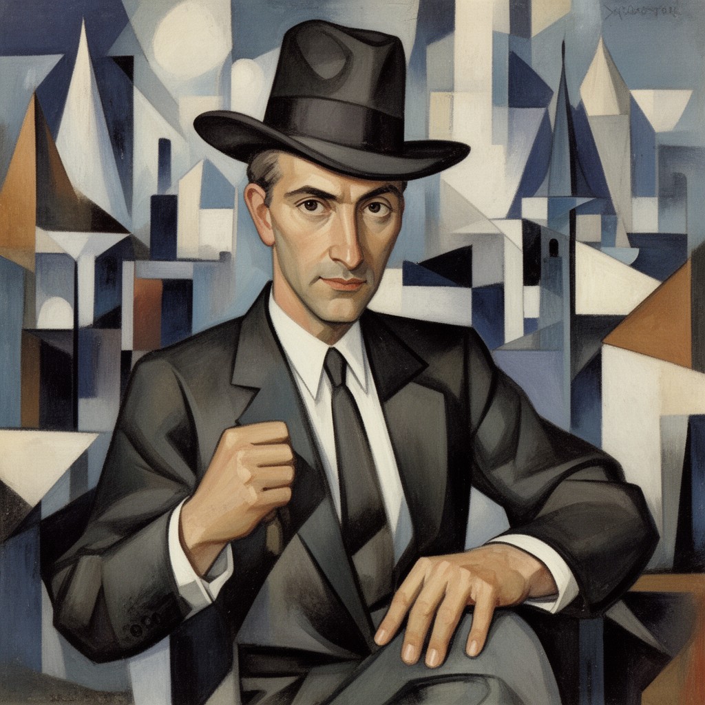 AI-generated illustration of Lyonel Feininger