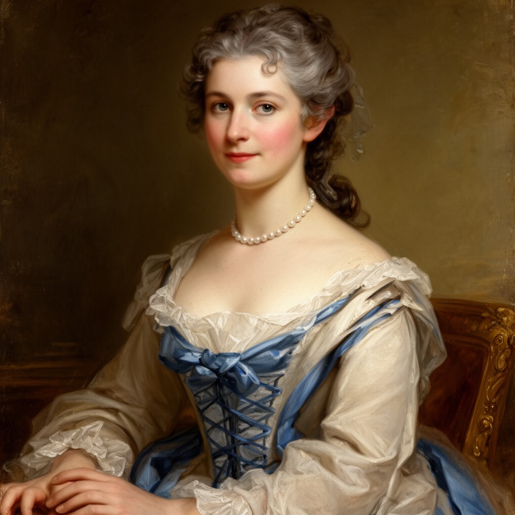 AI-generated illustration of Adélaïde Labille-Guiard