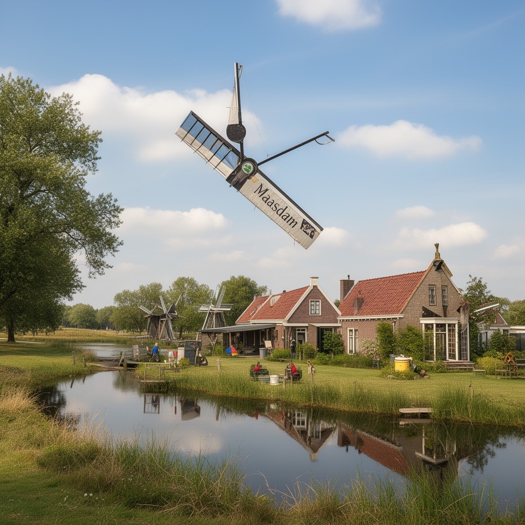 AI-generated illustration of Maasdam