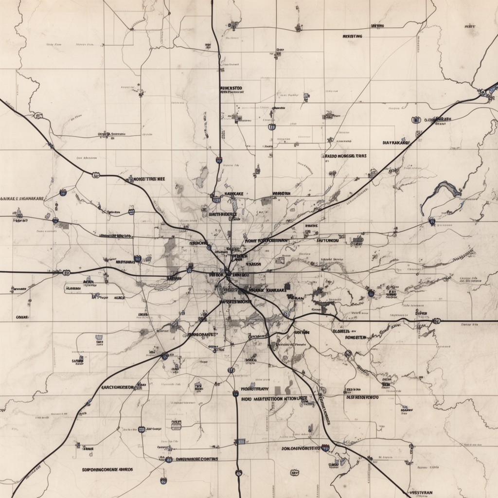 AI-generated illustration of Kankakee metropolitan area