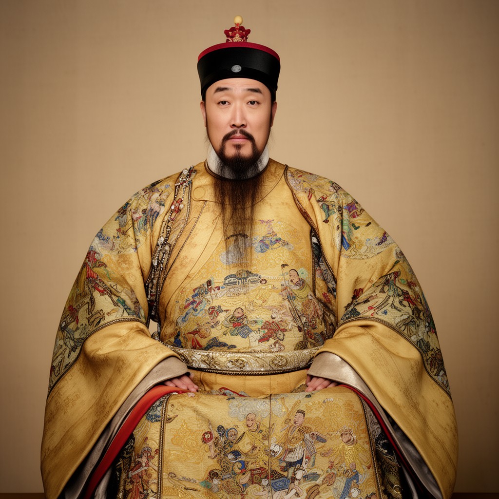 AI-generated illustration of Tianqi Emperor