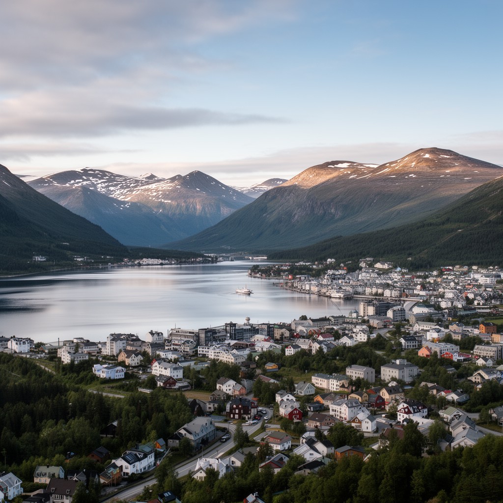 AI-generated illustration of Bodø