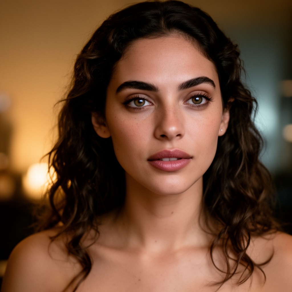 AI-generated illustration of Adria Arjona