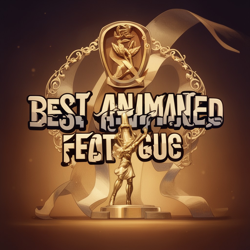 AI-generated illustration of Golden Globe Award for Best Animated Feature Film