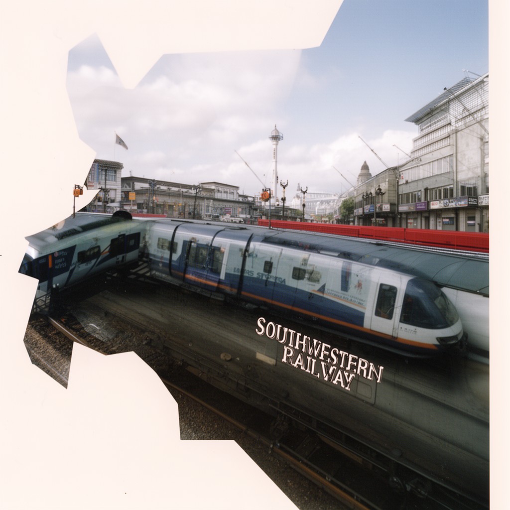 AI-generated illustration of South Western Railway