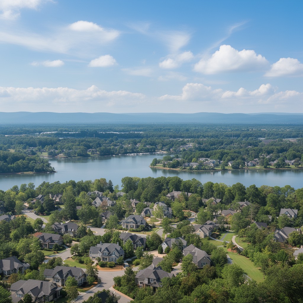 AI-generated illustration of Forsyth County, Georgia