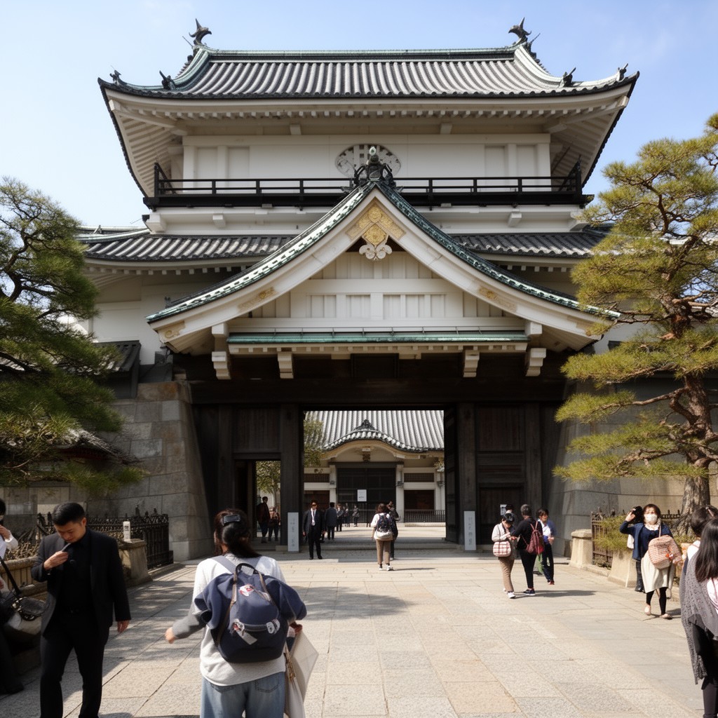 AI-generated illustration of Otemon Gate