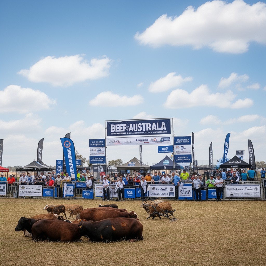 AI-generated illustration of Beef Australia exposition