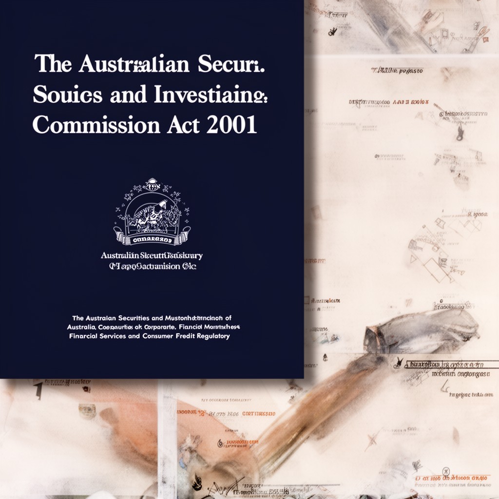 AI-generated illustration of Australian Securities and Investments Commission Act 2001