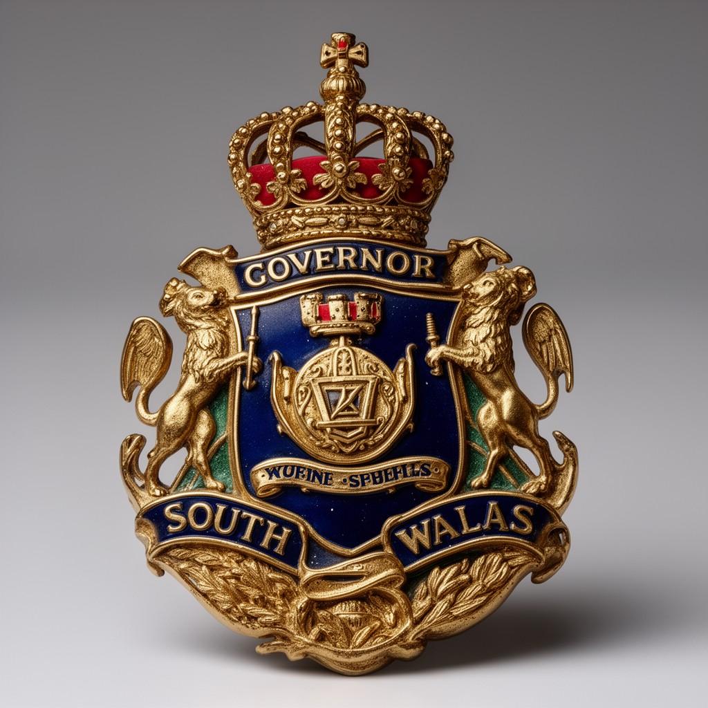 AI-generated illustration of Badge of the Governor of New South Wales