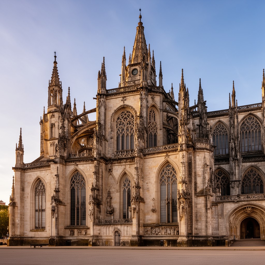 AI-generated illustration of Batalha Monastery