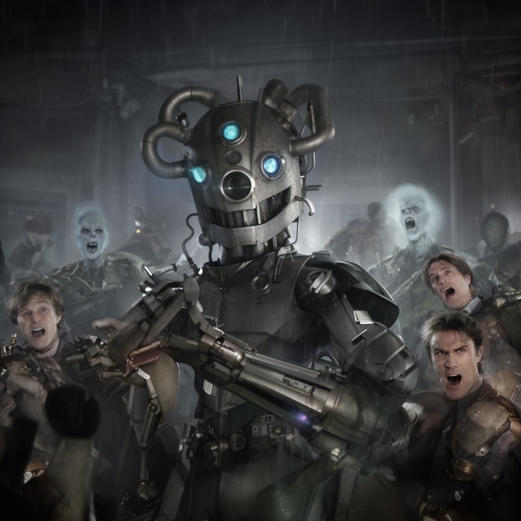 AI-generated illustration of Army of Ghosts