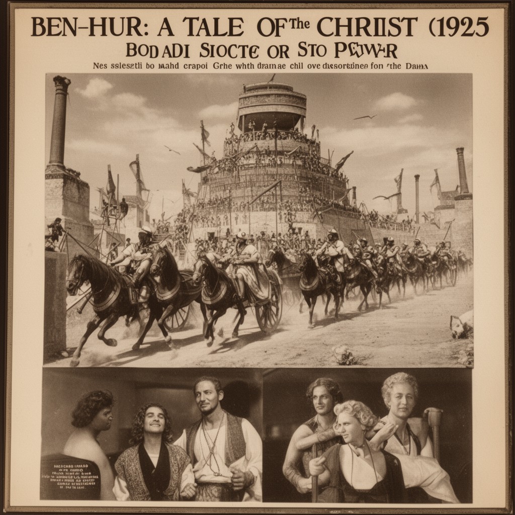 AI-generated illustration of Ben-Hur: A Tale of the Christ (1925 film)