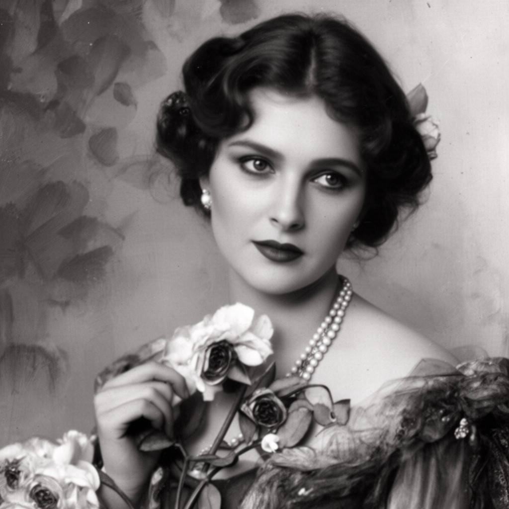 AI-generated illustration of Camille (1926 film)