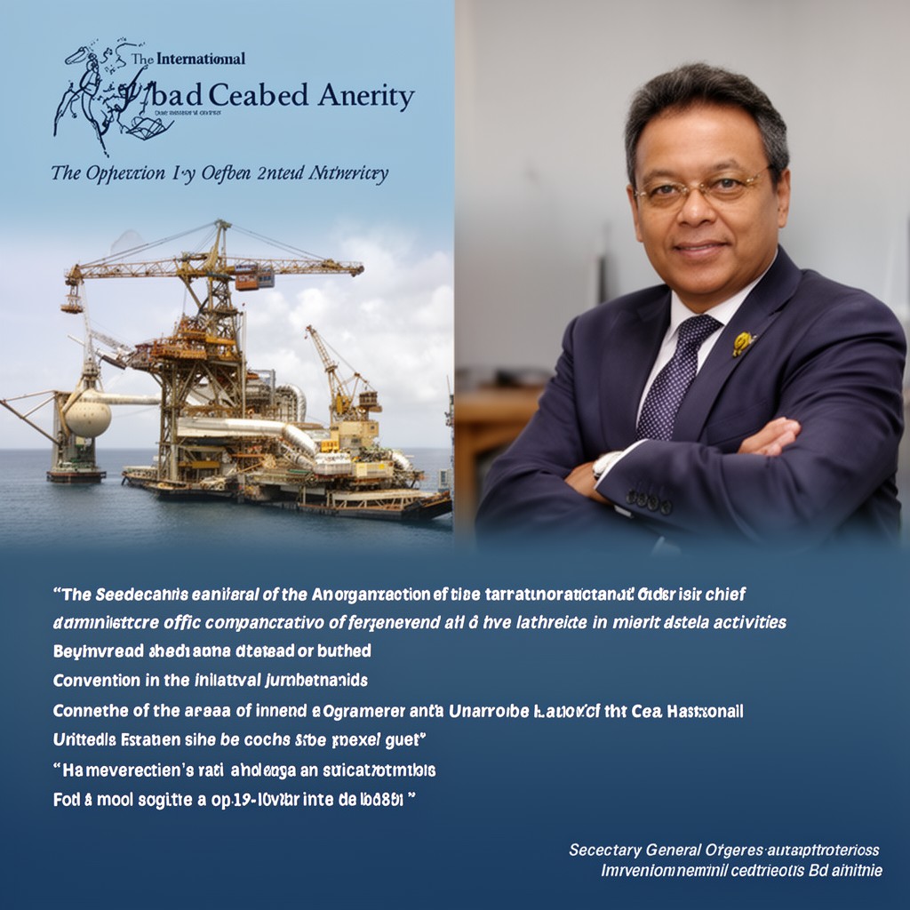 AI-generated illustration of Secretary-General of the International Seabed Authority