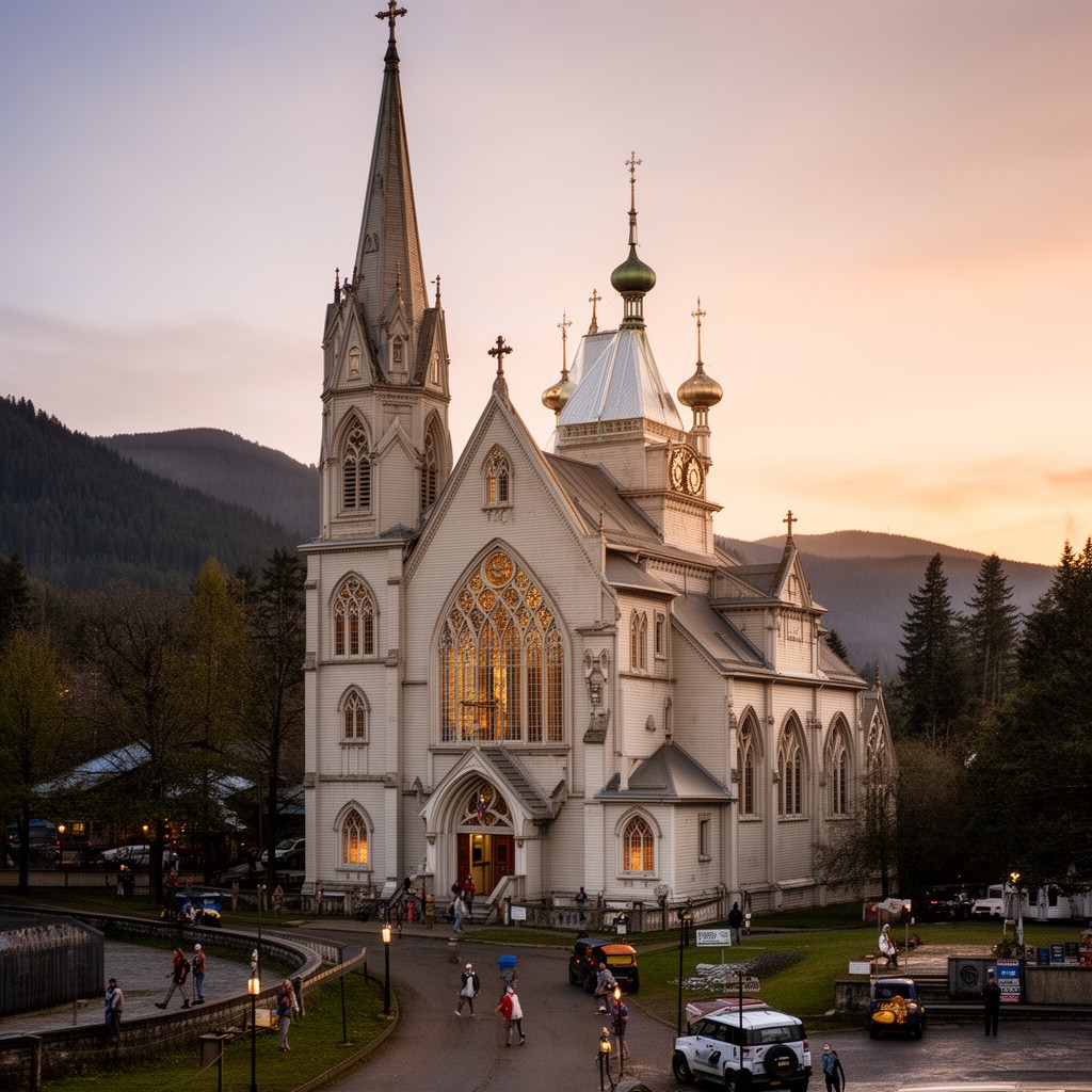 AI-generated illustration of St. Michael’s Cathedral