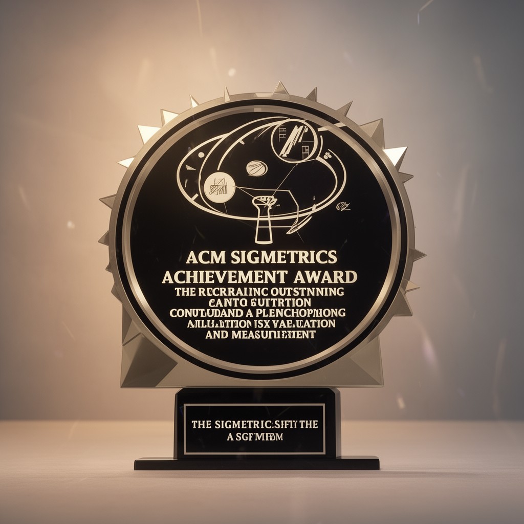 AI-generated illustration of ACM SIGMETRICS Achievement Award