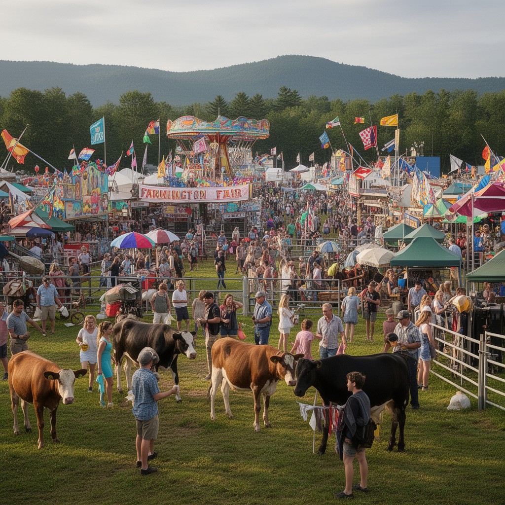 AI-generated illustration of Farmington Fair