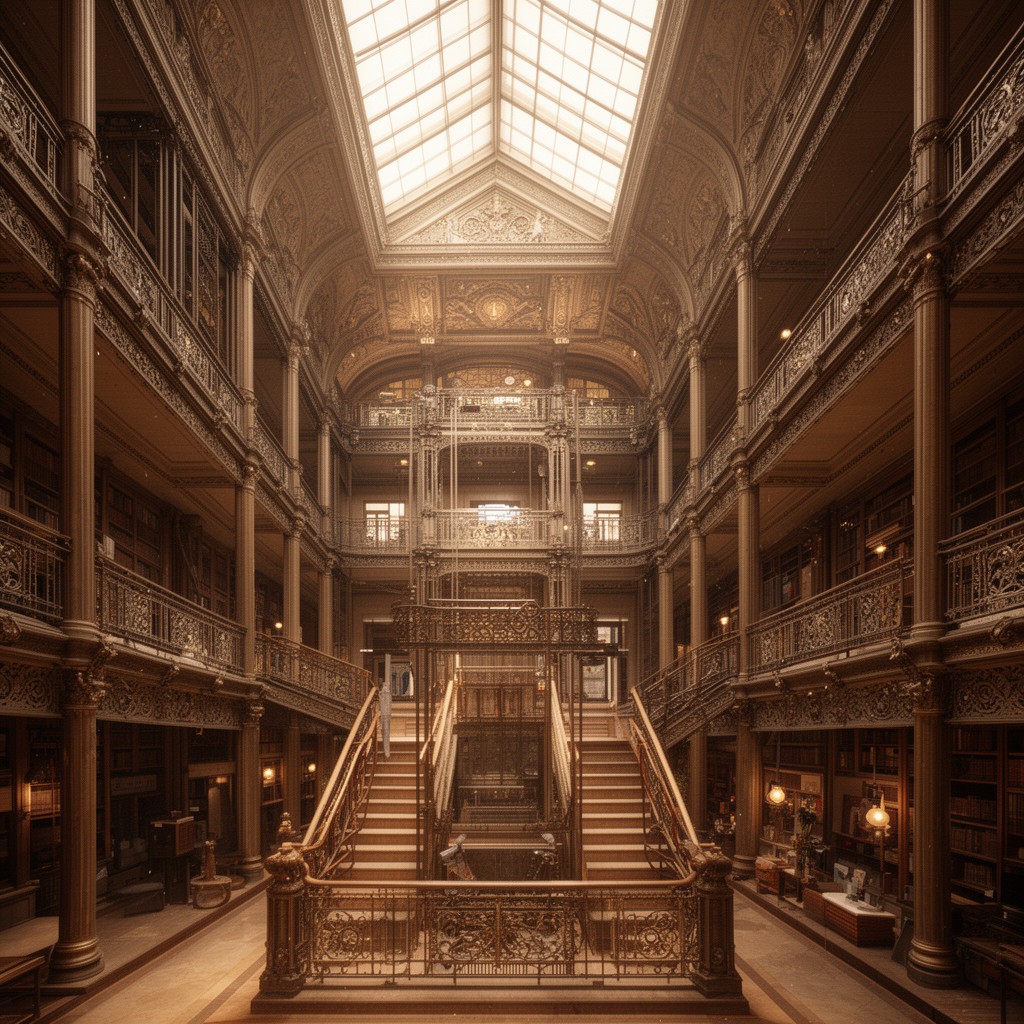 AI-generated illustration of Bradbury Building