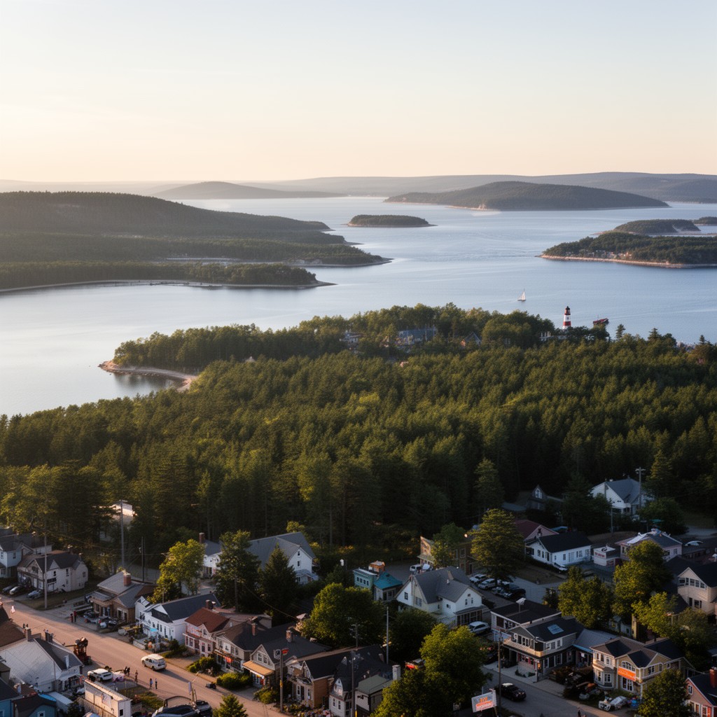 AI-generated illustration of Door County