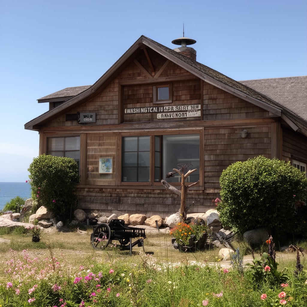 AI-generated illustration of Washington Island Art and Nature Center