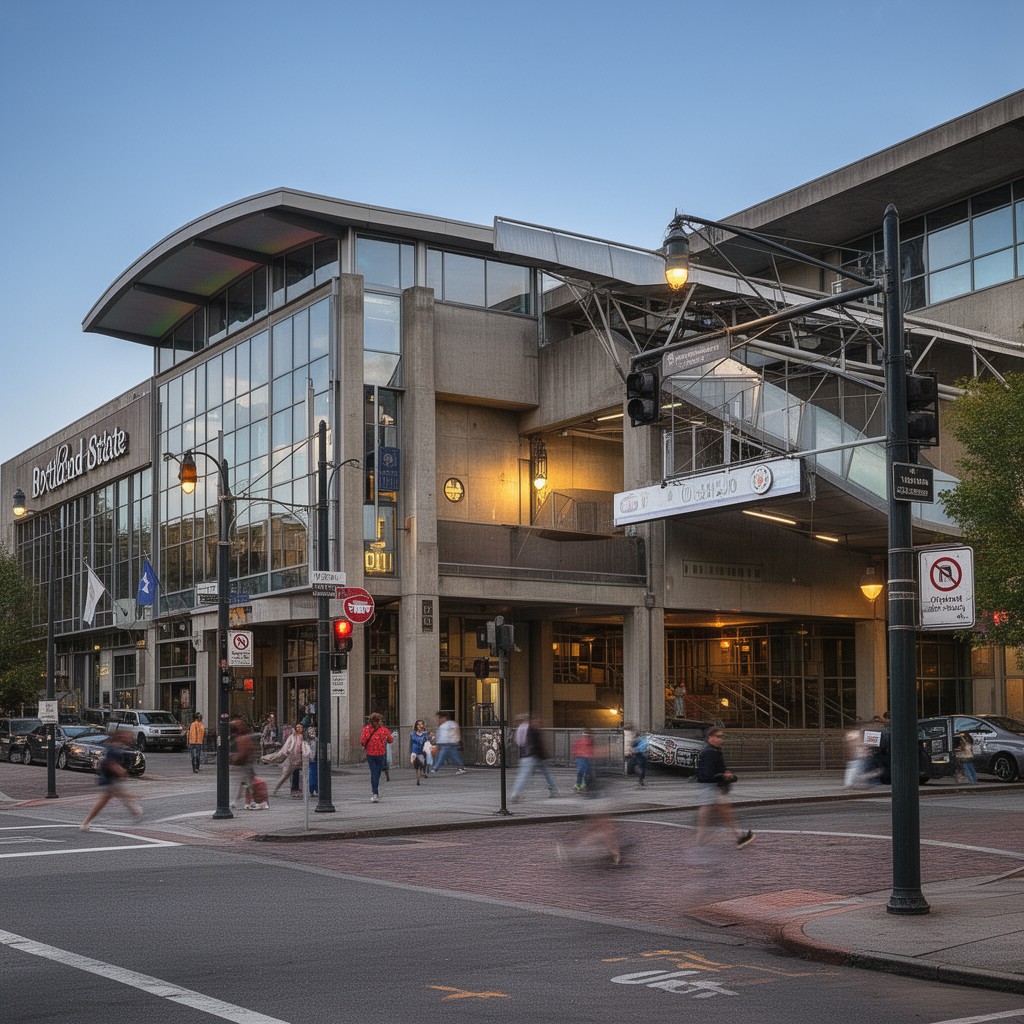 AI-generated illustration of Smith Memorial Student Union