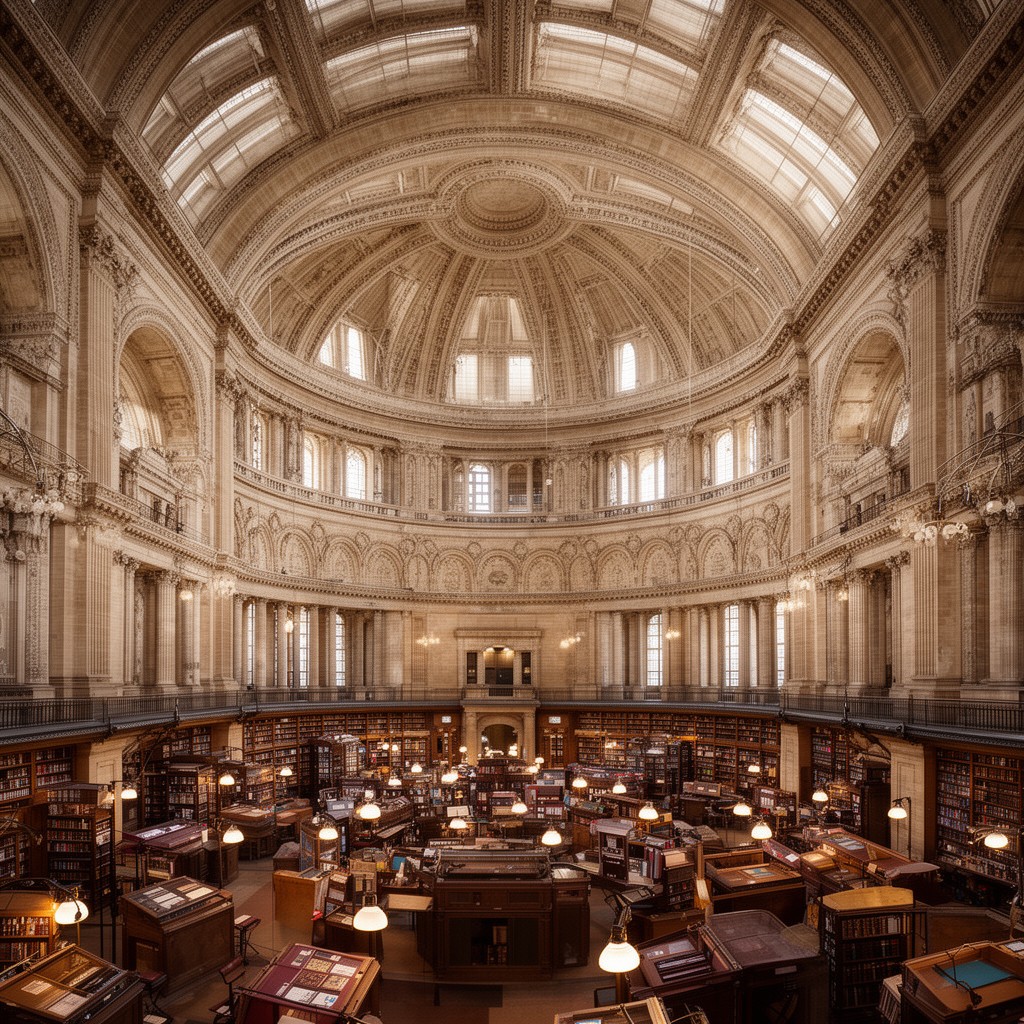 AI-generated illustration of Brotherton Library