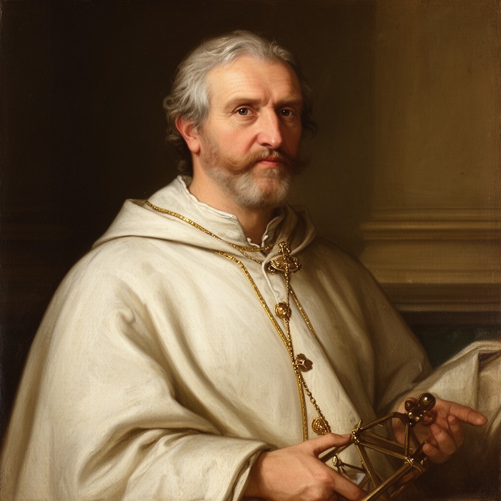 AI-generated illustration of Giovanni Maria Ciocchi del Monte