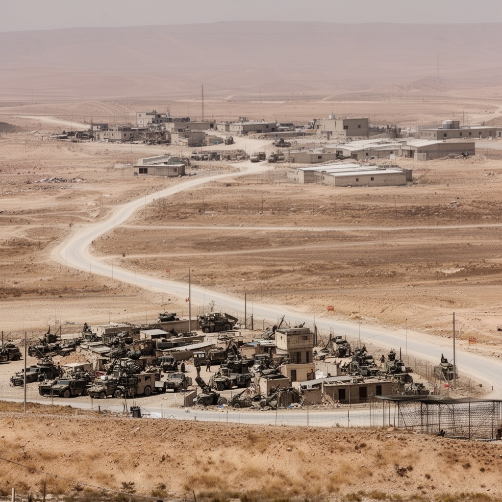 AI-generated illustration of Al-Tanf area