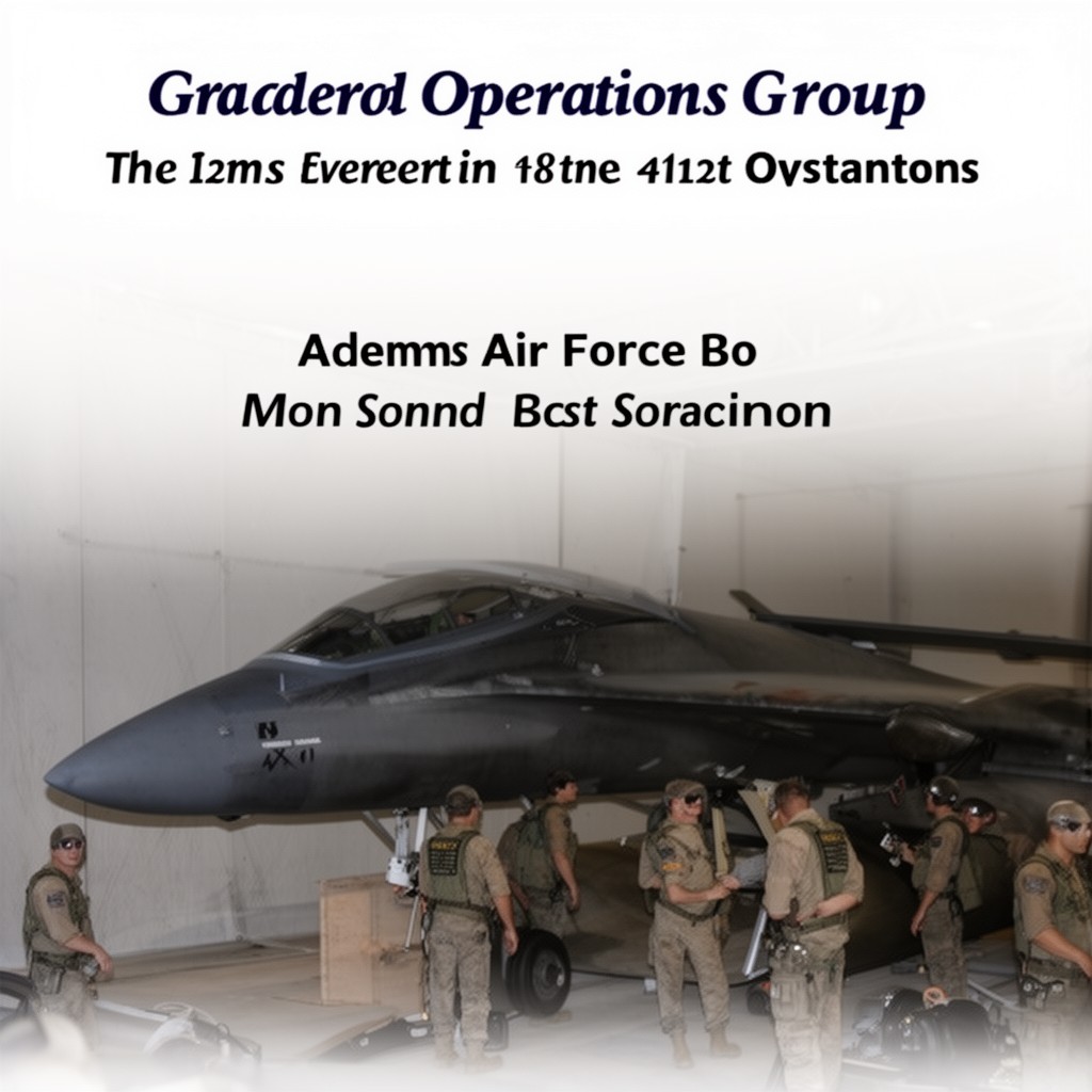 AI-generated illustration of 412th Operations Group