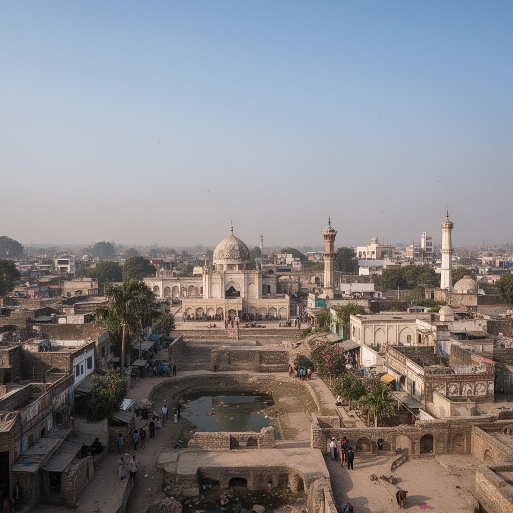 AI-generated illustration of Larkana