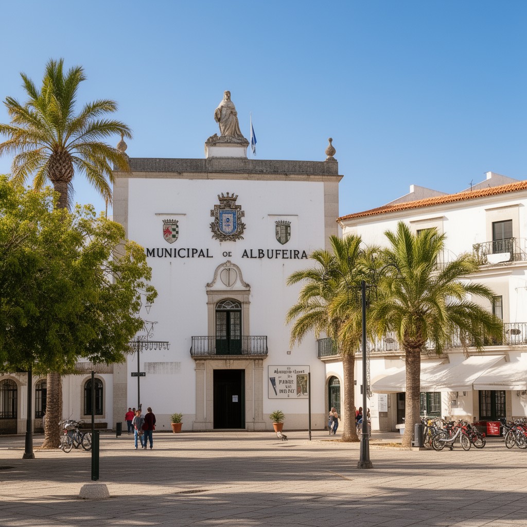 AI-generated illustration of Municipal Chamber of Albufeira